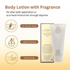 Elizabeth Taylor size comparison with hand illustrating portable 6.8-ounce convenience