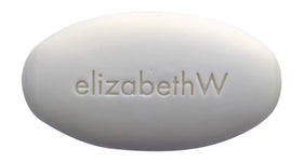 elizabeth W vetiver soap front packaging showing 7-ounce plant-based bar for long-lasting use