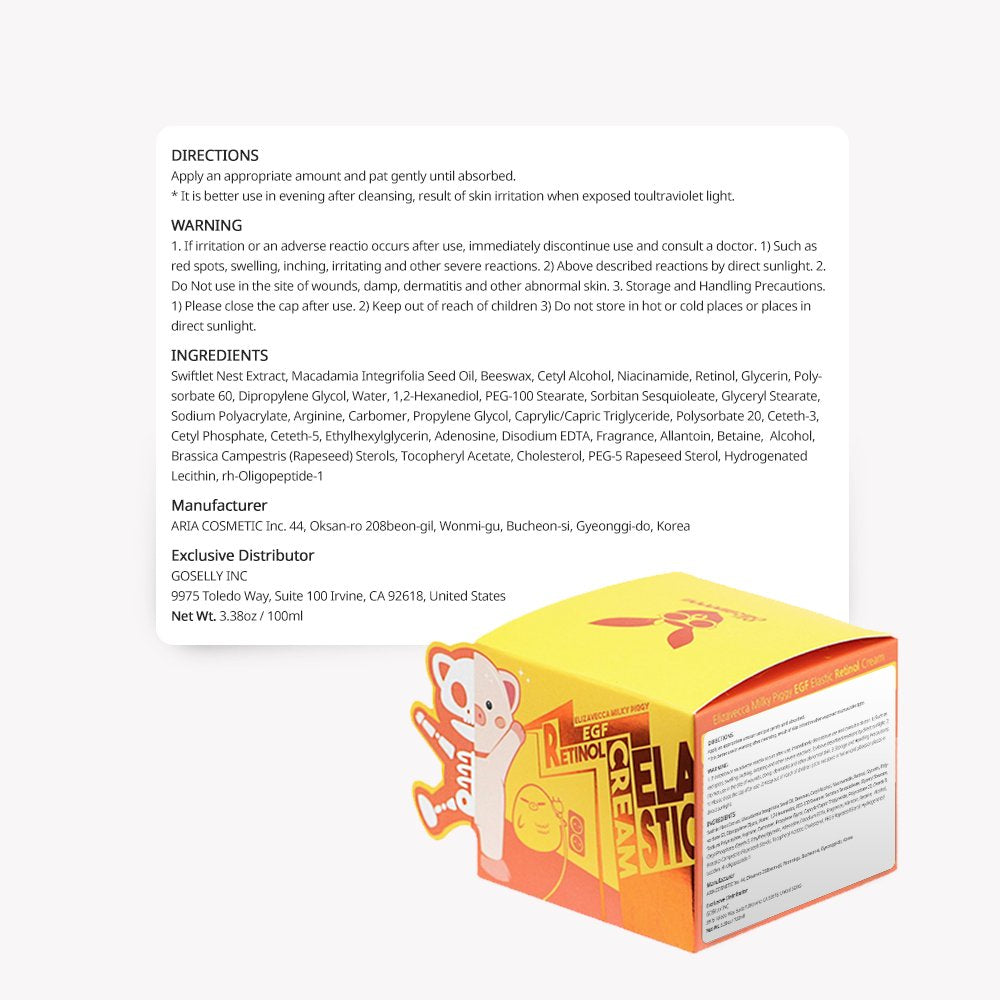 Elizavecca cream applied during a night routine demonstrating lightweight absorption