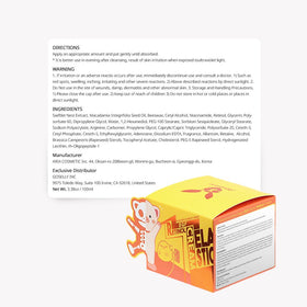 Elizavecca cream applied during a night routine demonstrating lightweight absorption