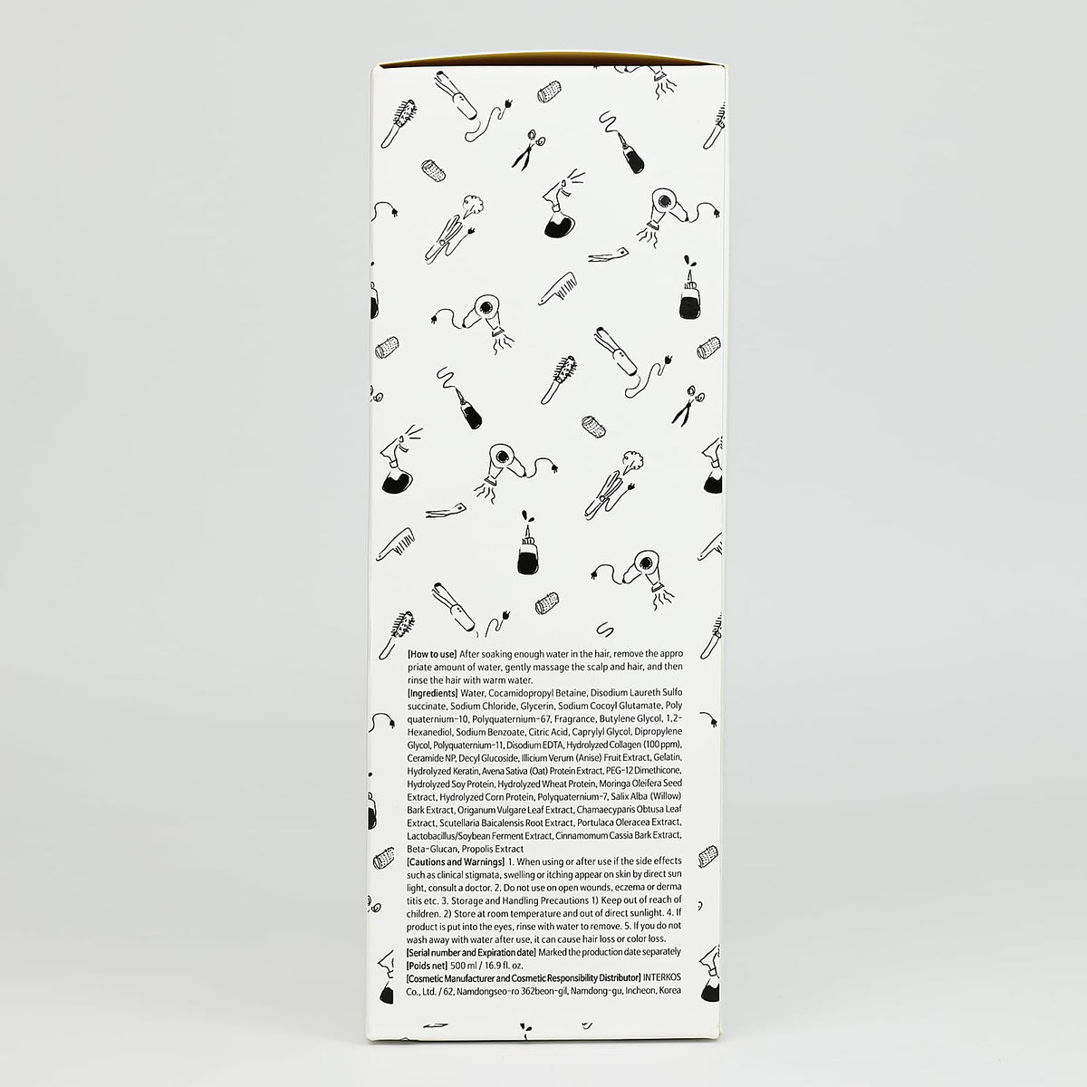 Elizavecca in-shower use showing scalp massage and effective cleansing benefit