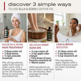 Ella & Eden pump dispenser close-up for controlled mess-free application benefit