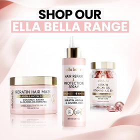 ELLA BELLA before and after ends comparison showing visible repair results