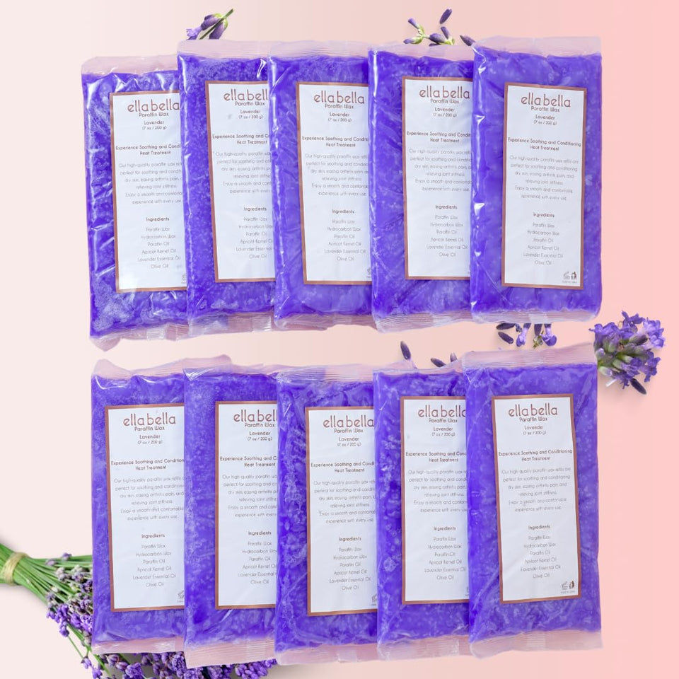 ELLA BELLA front packaging showing lavender refill and calming scent benefits