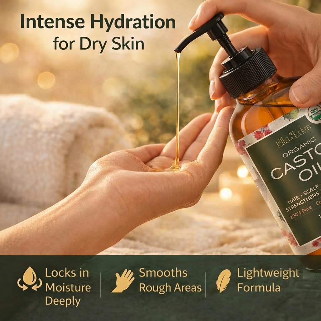 Ella & Eden label and USDA organic seal highlighting clean formulation