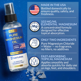 Ella & Eden spray applied to legs for post-workout recovery benefit