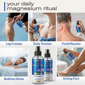 Ella & Eden spray texture on skin showing quick absorption benefit