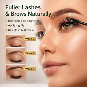 Ella & Eden oil on spoolie for lashes illustrating targeted application