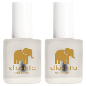 ella+mila front packaging showing two No Bite bottles and clear benefits