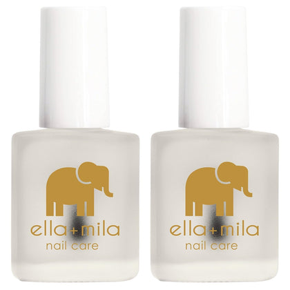 ella+mila front packaging showing two No Bite bottles and clear benefits