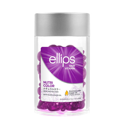 Ellips front packaging showing capsule box and travel-friendly design benefits