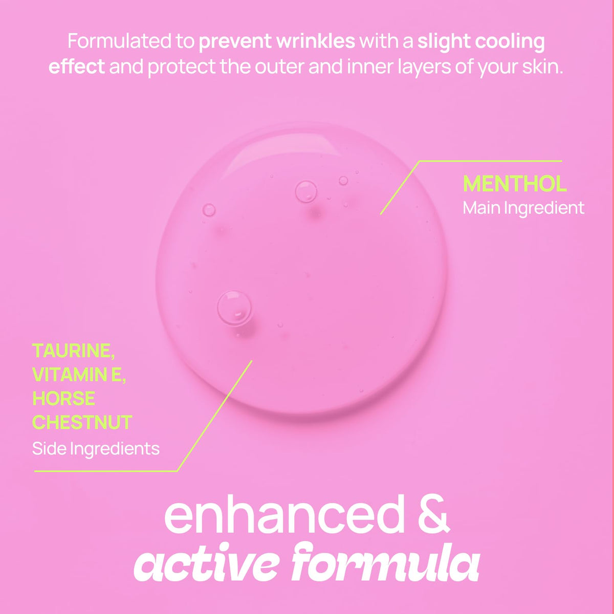 Elluma Beauty hydrogel close-up texture highlighting smooth hydration delivery
