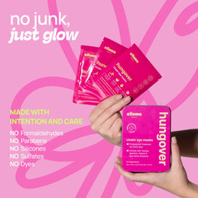 Elluma Beauty product in hand to show size and travel-friendly scale