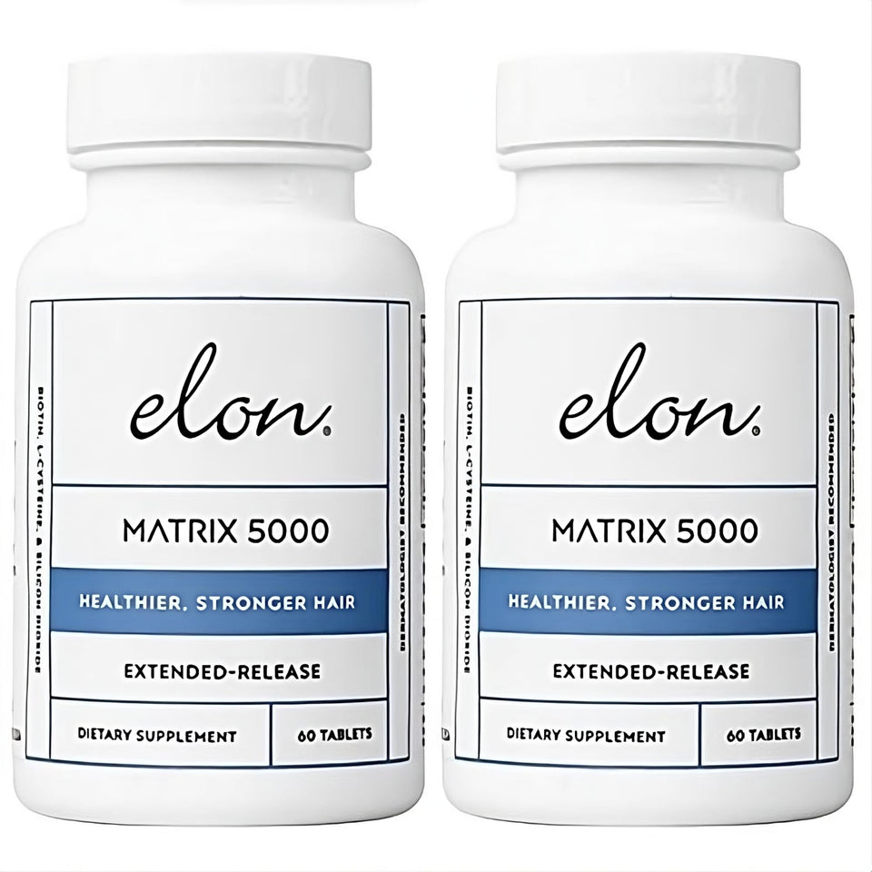 Elon Matrix 5000 front packaging showing product benefits and extended-release