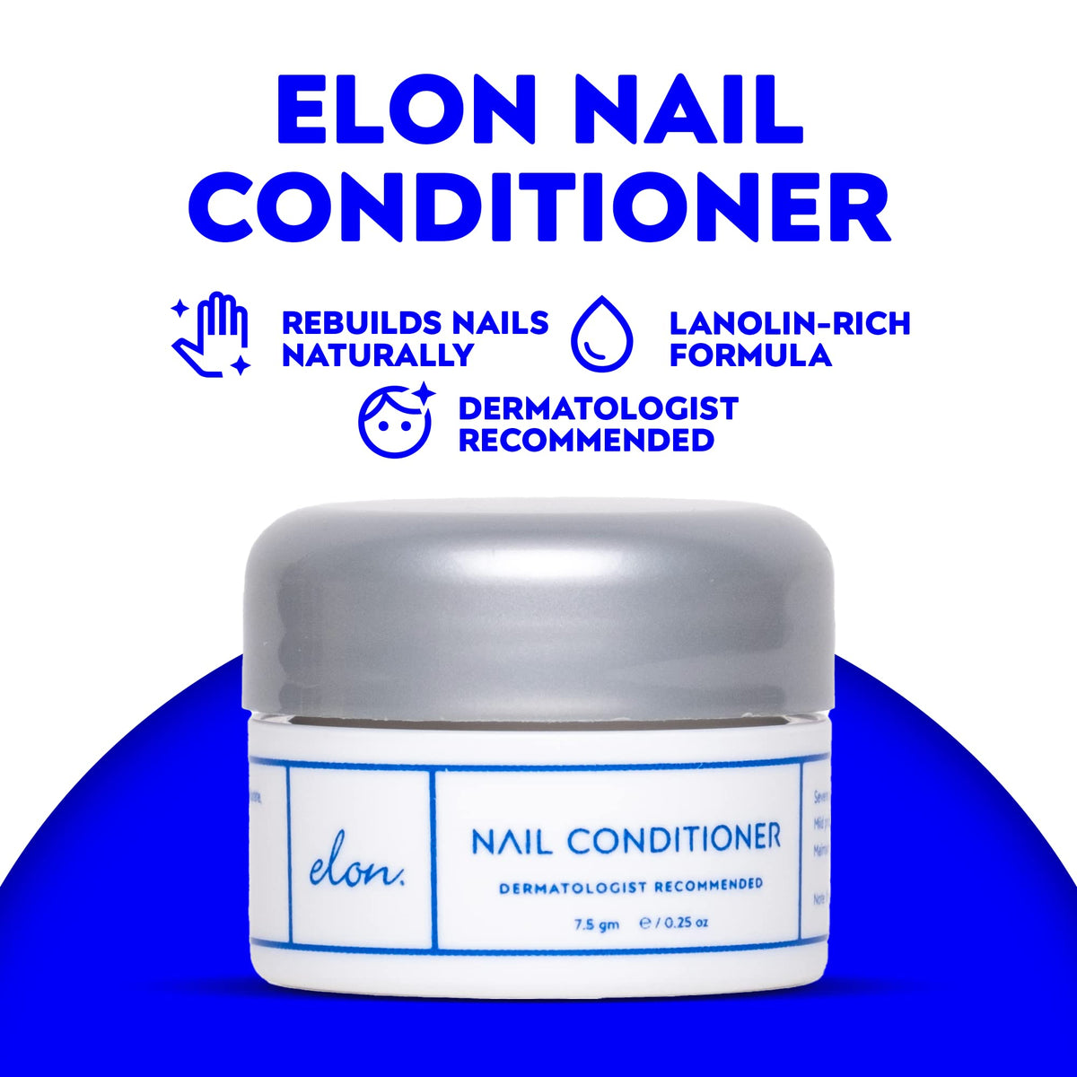 Elon open jar texture of lanolin-rich balm illustrating smooth spreadability
