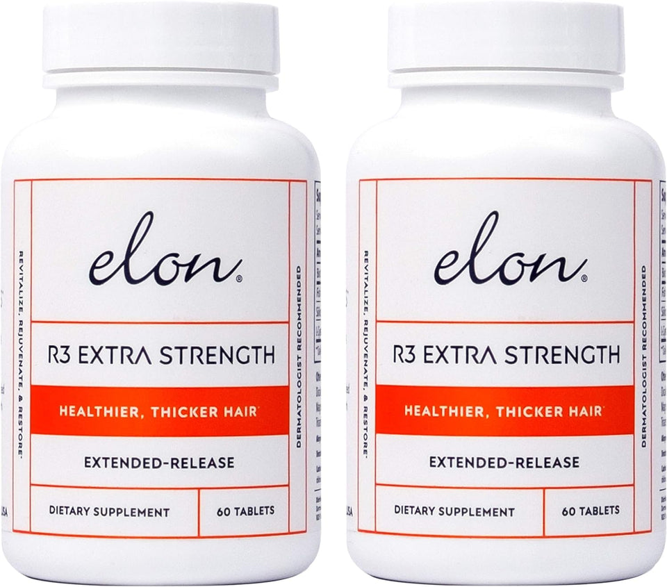 Elon front packaging showing product and benefits
