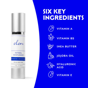 Elon open jar texture close-up showing creamy blend for smooth application