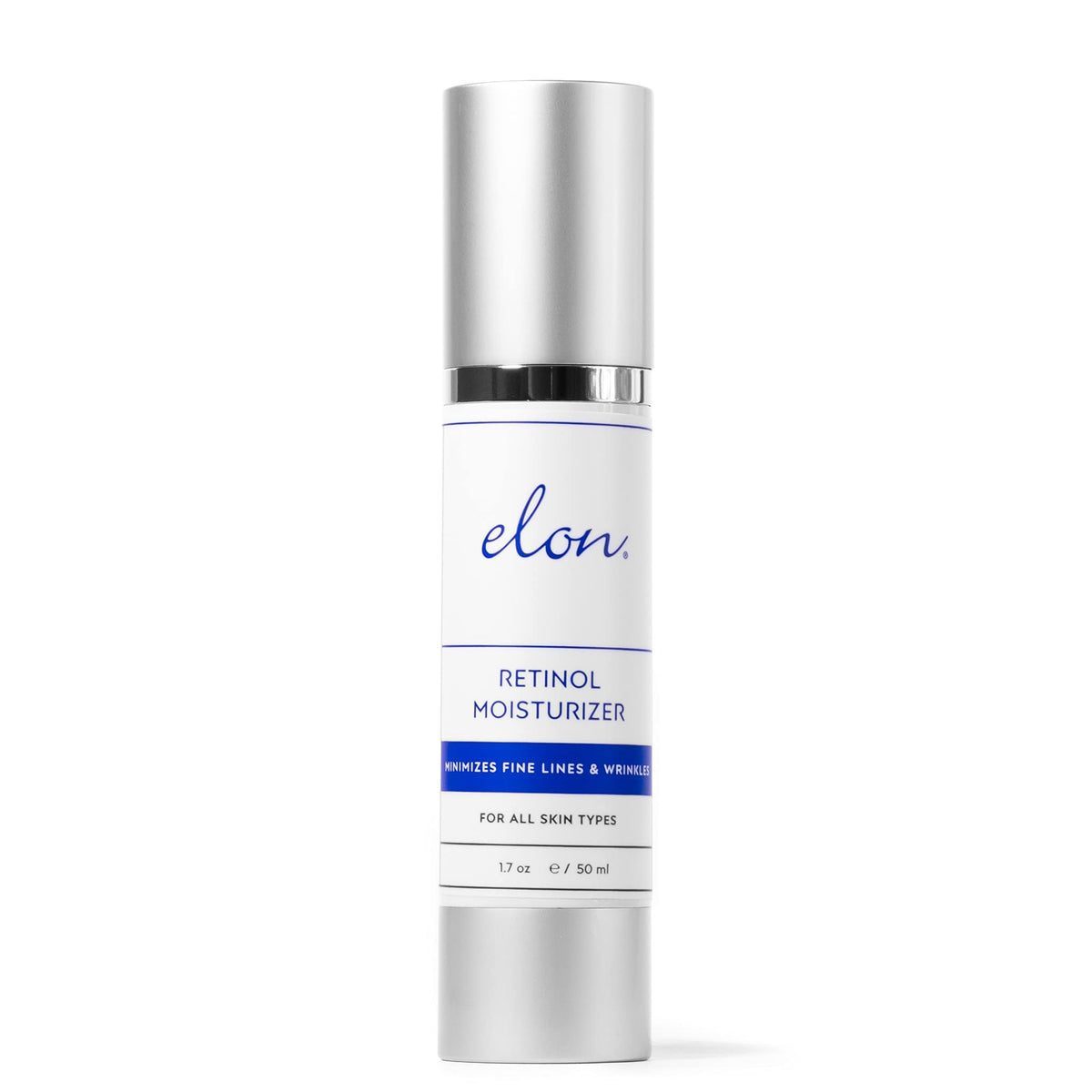 Elon front jar showing product and branding for clear identity and reassurance