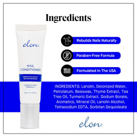Elon tube in travel kit lifestyle highlighting portable nail care convenience