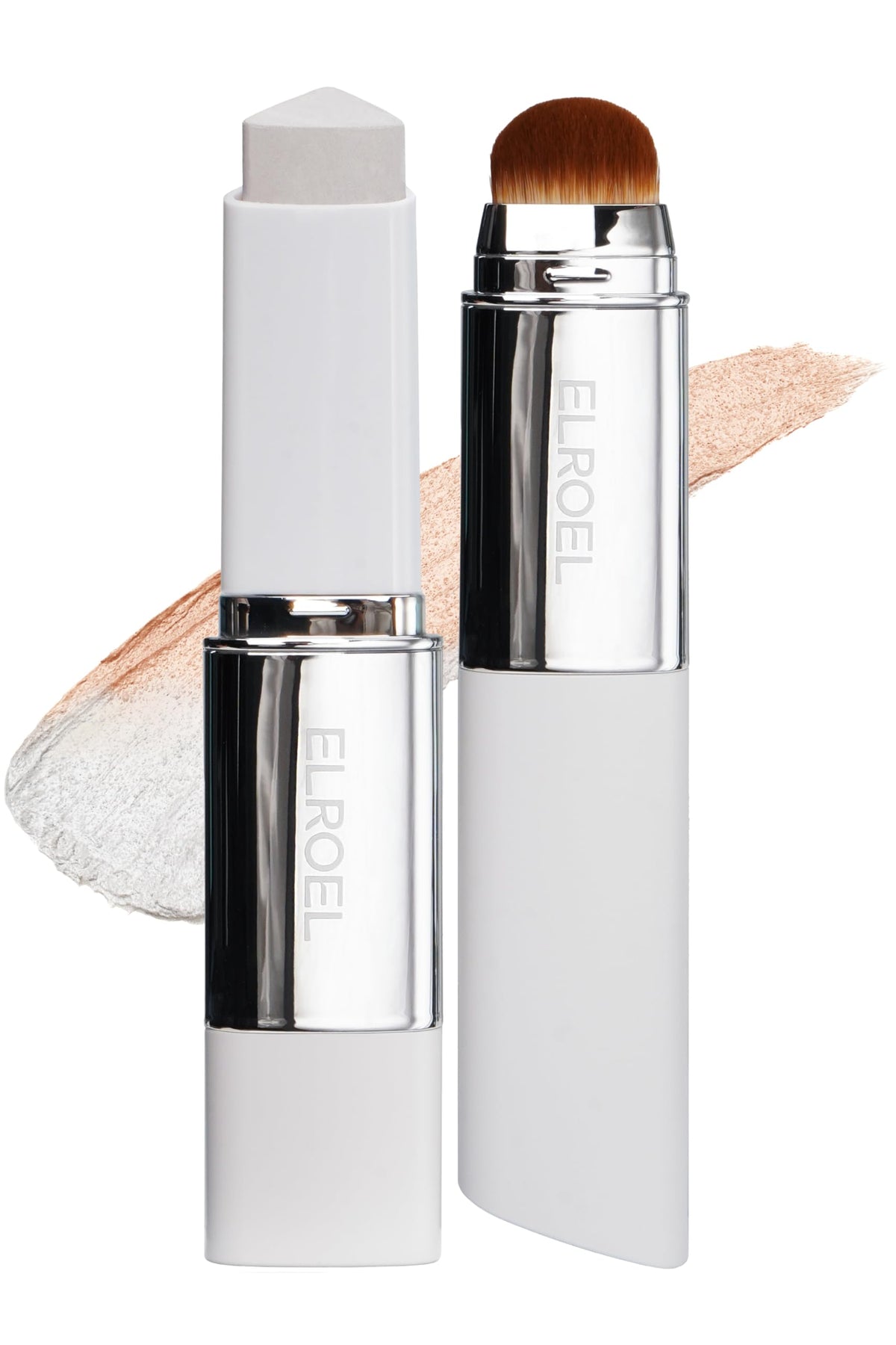 ELROEL front packaging of Blanc Cover Stick V showing compact travel-friendly design and benefits