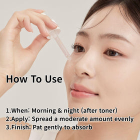 ELT serum applied on hand to show absorption and visible smoothing benefits