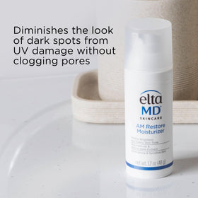 EltaMD pump close-up highlighting hygienic dispenser and easy dosing