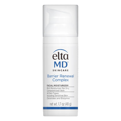 EltaMD front pump bottle showing product for daily hydration and barrier repair