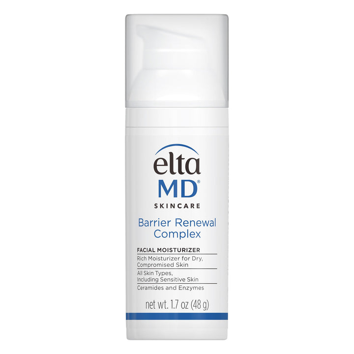 EltaMD front pump bottle showing product for daily hydration and barrier repair