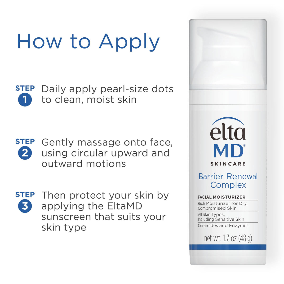 EltaMD moisturizer on a bathroom shelf in a routine setting for everyday use