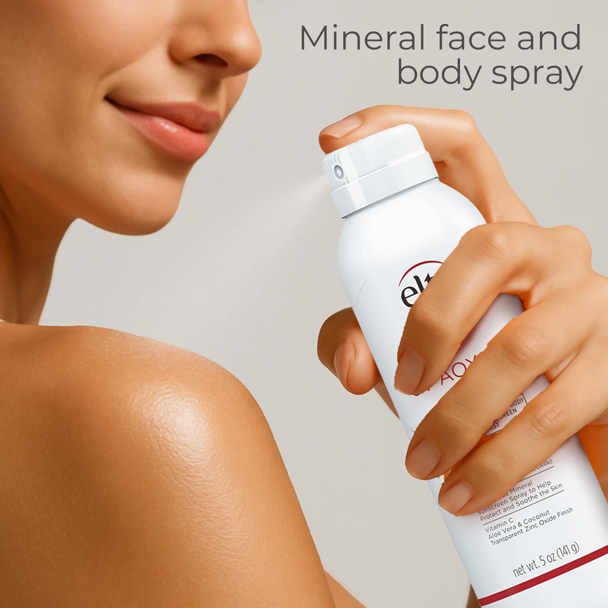 EltaMD product rubbed clear on skin demonstrating no white cast