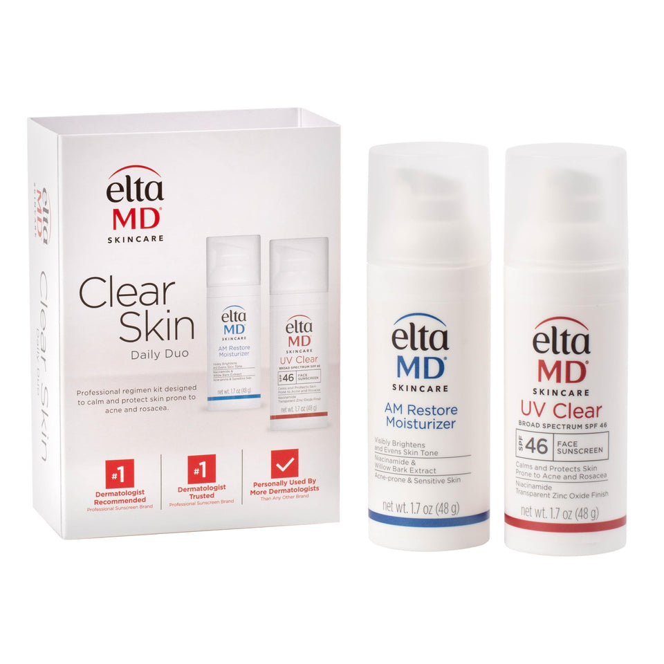 EltaMD kit front packaging showing both products and benefits