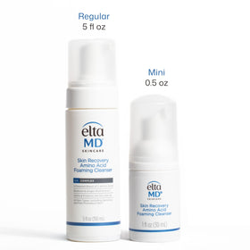 EltaMD foam texture close-up illustrating gentle lather that cleanses effectively