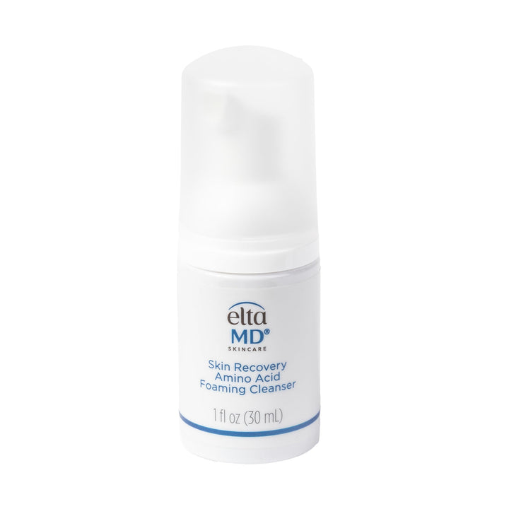 EltaMD front packaging showing cleanser bottle and brand clarity benefit