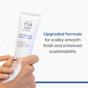 EltaMD close-up of cream texture highlighting fast absorption benefit