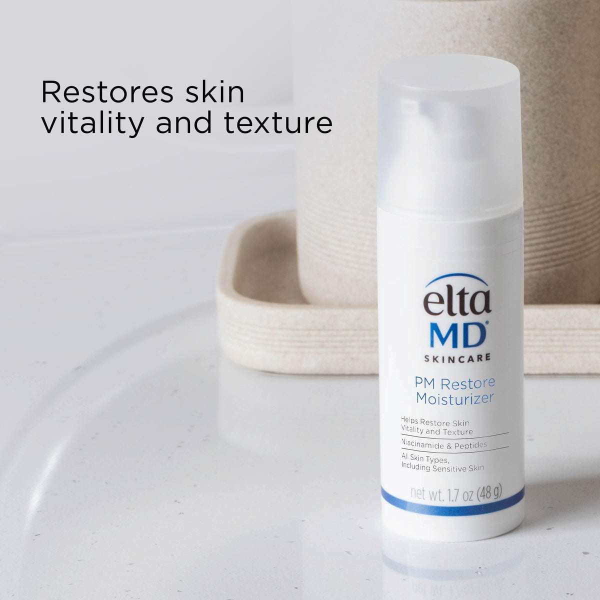 EltaMD hyaluronic acid and niacinamide visual emphasizing moisture and barrier support