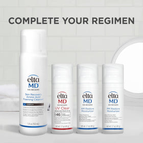 EltaMD product label close-up showing ingredients list for informed skincare decisions