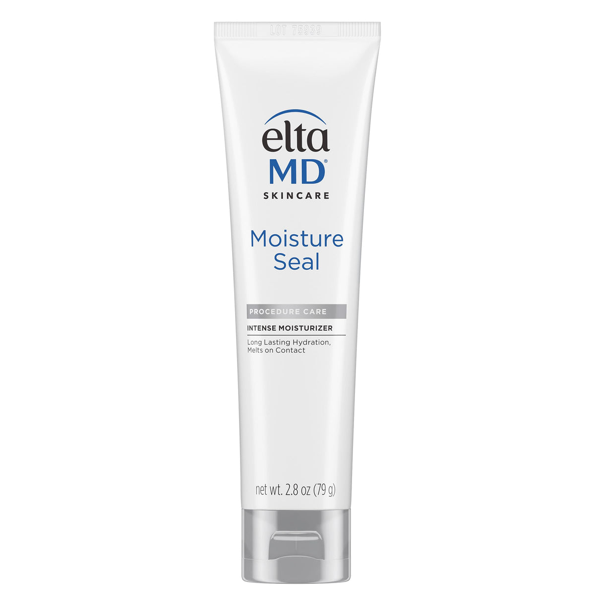 EltaMD Moisture Seal front tube showing packaging and compact size for travel