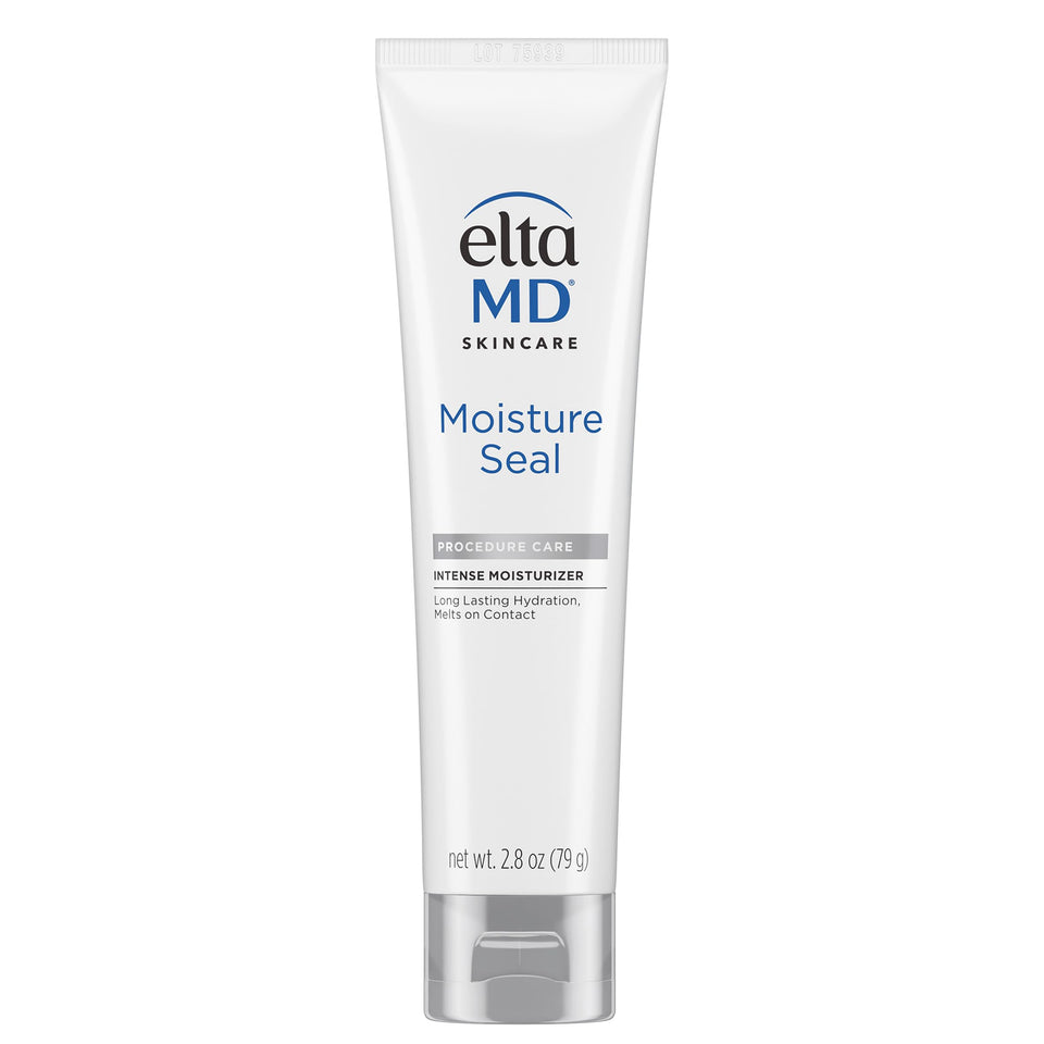 EltaMD Moisture Seal front tube showing packaging and compact size for travel