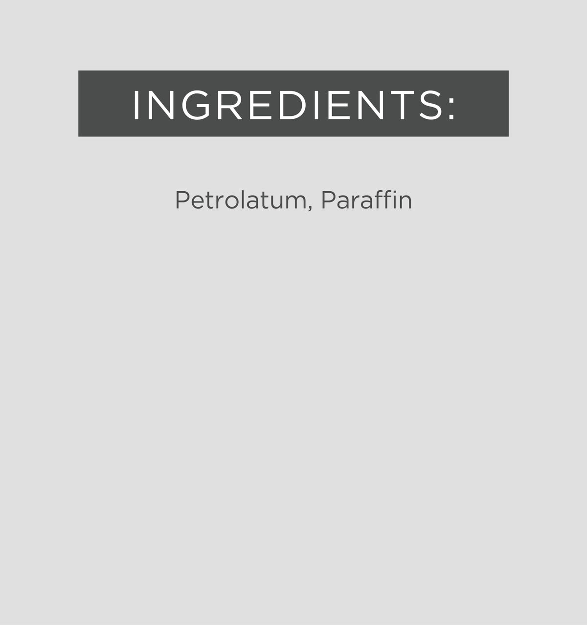 EltaMD Moisture Seal label and ingredients zoom highlighting preservative-free formula