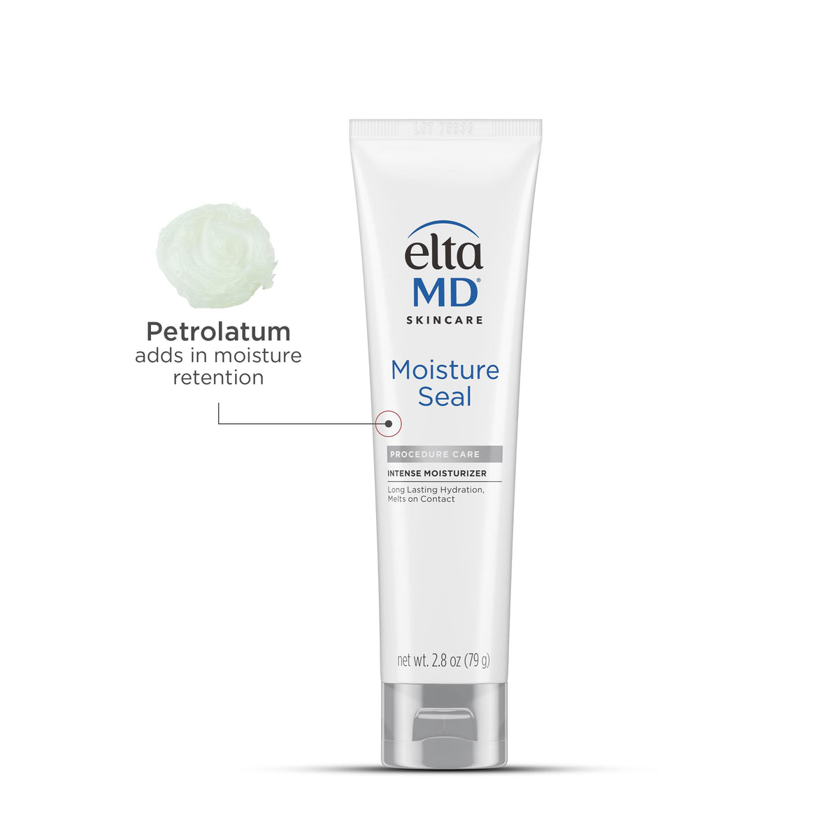 EltaMD Moisture Seal in a clinical post-procedure setting illustrating soothing relief