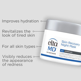 Close-up cream texture of EltaMD showing smooth restorative feel