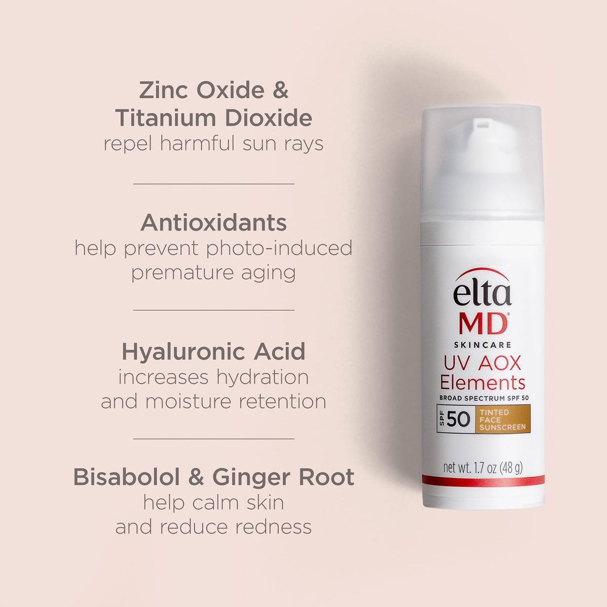 EltaMD pump dispensing lotion emphasizing convenient hygienic application