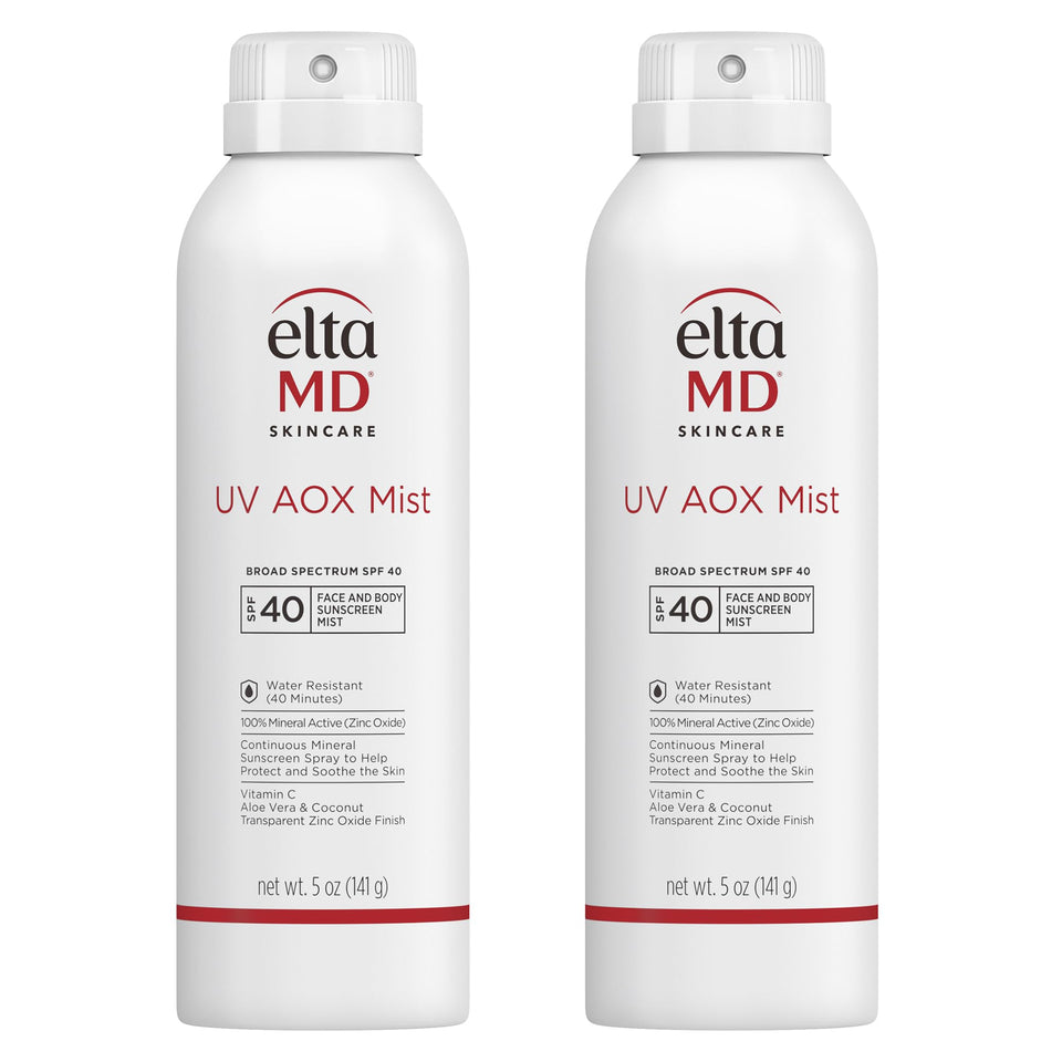 EltaMD bottle front packaging showing SPF 40 for clear protection