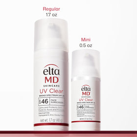 EltaMD UV Clear pump dispensing lotion for controlled, no-mess application