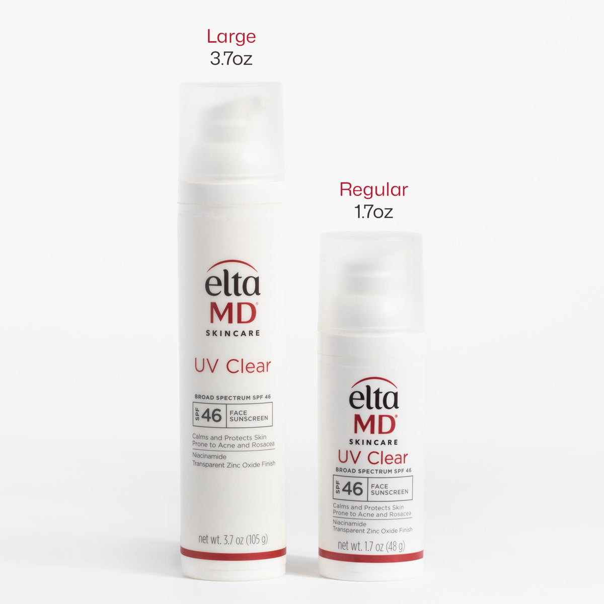EltaMD UV Clear creamy texture closeup illustrating lightweight absorbency