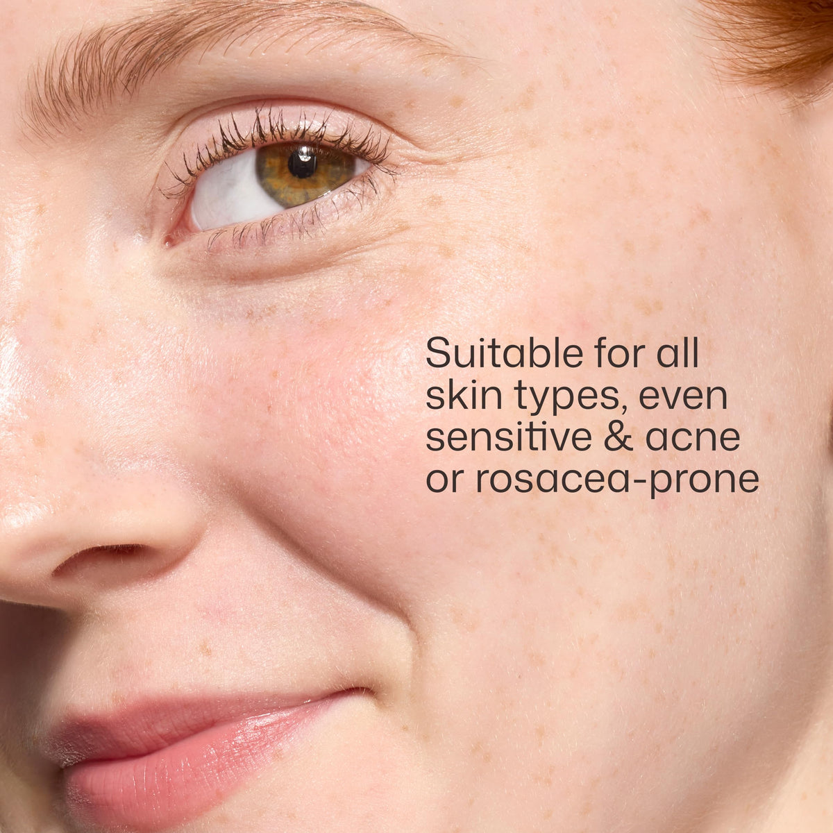 EltaMD UV Clear travel size in hand conveying portability and TSA-friendly benefit