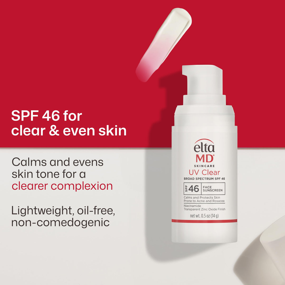 EltaMD UV Clear tucked inside a purse for easy on-the-go sun protection
