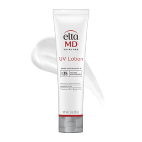 EltaMD front packaging showing tube and SPF labeling with clear protection benefit