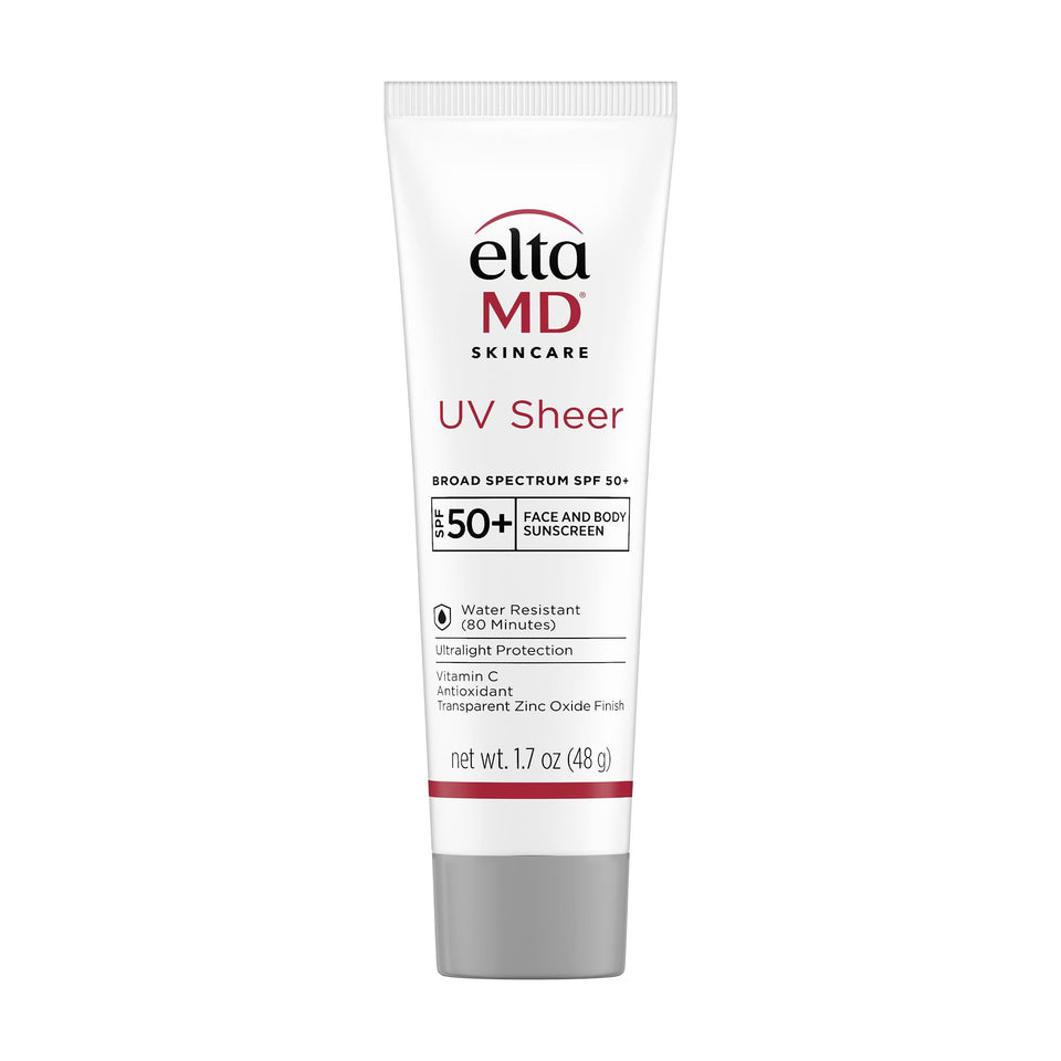 EltaMD front tube showing label and travel-size convenience