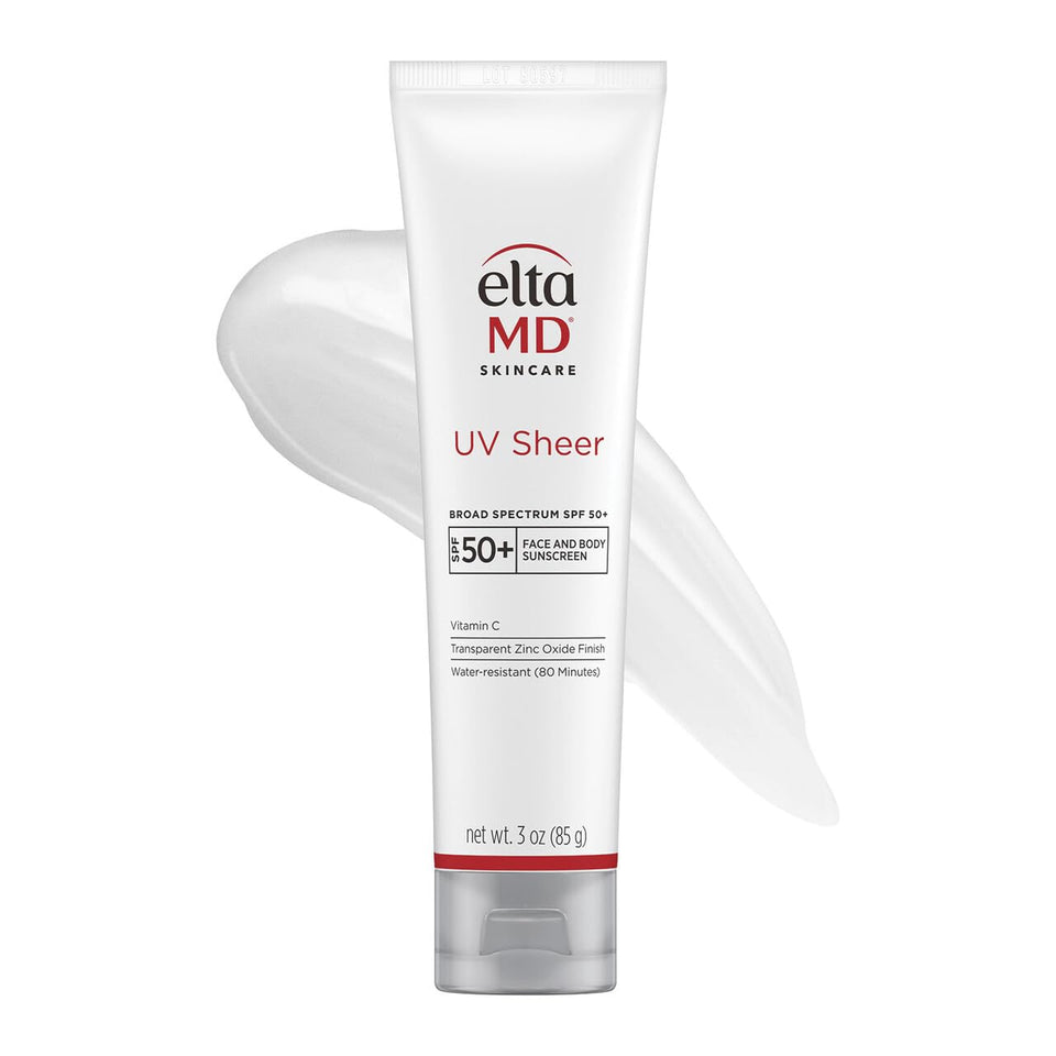 EltaMD front tube view showing compact travel-friendly sunscreen